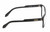 Side View of QUAY Australia Hardwire Designer Bi-Focal Prescription Rx Eyeglasses in Gloss Black Gold Unisex Square Full Rim Acetate 55 mm