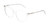 Profile View of QUAY Australia All Nighter Designer Progressive Lens Prescription Rx Eyeglasses in Clear Crystal Gold Ladies Cat Eye Full Rim Acetate 55 mm
