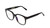 Profile View of BCBG BAR104BL Unisex Panto Blue Light Blocking Reading Glasses Black Silver 52mm