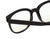 Close Up View of BCBG BAR104BL Unisex Panto Blue Light Blocking Reading Glasses Black Silver 52mm