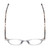 Top View of Reptile Softshell Designer Progressive Lens Prescription Rx Eyeglasses in Smoke Grey Crystal Tortoise Havana Unisex Octagonal Full Rim Acetate 45 mm