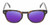 Front View of Reptile Chelidae Unisex Polarized Sunglasses Tortoise Havana Crystal 49mm 4 Opt. with Custom Cut Silver Mirror Lenses