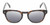 Front View of Reptile Chelidae Unisex Sunglasses Tortoise Havana Crystal 49mm 4 Opt. with Custom Cut NON-polarized Grey Gradient Lenses