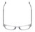 Top View of Reptile Chelidae Unisex Panthos Designer Reading Glasses Smoke Grey Crystal 49mm