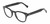 Profile View of Reptile Chelidae Designer Progressive Lens Prescription Rx Eyeglasses in Gloss Black Unisex Panthos Full Rim Acetate 49 mm