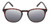 Front View of Reptile Larachelus Unisex Sunglasses Brown Tortoise Havana 50mm 4 Opt. with Custom Cut NON-polarized Grey Gradient Lenses