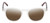 Front View of Reptile Mata Designer Polarized Sunglasses with Custom Cut Amber Brown Lenses in Matte Clear Crystal Tortoise Havana Auburn Brown Unisex Panthos Full Rim Acetate 47 mm