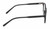 Side View of Reptile Mata Unisex Pantho Full Rim Designer Reading Glasses in Matte Black 47mm
