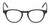 Front View of Reptile Mata Designer Progressive Lens Prescription Rx Eyeglasses in Matte Black Unisex Panthos Full Rim Acetate 47 mm