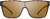 Front View of Suncloud Biff Polarized Square Semi-Rimless XL Sunglasses Unisex Acetate 153 mm in Tortoise Havana & Brown