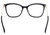 Top View of Max&Co MO5051-001 Designer Progressive Lens Prescription Rx Eyeglasses in Gloss Black Rose Gold Ladies Cat Eye Full Rim Acetate 51 mm