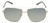 Front View of Timberland TB7161 Unisex Pilot Semi-Rimless Designer Sunglasses in Gold/Smoke Grey Polarized 61mm