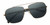 Top View of Timberland TB7161 Unisex Pilot Semi-Rimless Designer Sunglasses in Gold/Smoke Grey Polarized 61mm