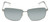 Front View of Timberland TB7225 Unisex Rectangular Full Rim Designer Sunglasses in Shiny Gunmetal Black/Smoke Grey Polarized 64mm