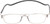Snap Magnetic C3 Unisex Oval Designer Reading Glasses in Grey Crystal Silver 52mm