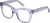 Profile View of QUAY Australia After Hours Designer Reading Eye Glasses with Custom Cut Powered Lenses in Sweet Pea Lilac Ladies Cat Eye Full Rim Acetate 51 mm