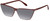 Profile View of QUAY Bad Habit Women CatEye Polarized Sunglasses Oxblood Red 65mm 4 LENS OPTIONS with Custom Cut Polarized Silver Mirror Lenses