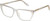 Profile View of QUAY Australia Bad Habit Designer Single Vision Prescription Rx Eyeglasses in Clear Ladies Cat Eye Full Rim Acetate 65 mm