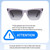 Size Awareness Illustration of QUAY Australia Call The Shots Cat Eye Sunglasses Sweet Pea Lilac/Smoke Grey 54mm