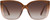 Front View of QUAY Australia Ever After Women Cat Eye Designer Sunglasses Brown Doe/Brown 58mm
