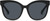 Front View of QUAY Australia It's My Way Womens Cat Eye Sunglasses Matte Black/Smoke Grey 59mm