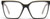 Front View of QUAY Australia Level Up Designer Single Vision Prescription Rx Eyeglasses in Matte Black Ladies Square Full Rim Acetate 60 mm