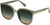 Profile View of QUAY Australia Rent Free Womens Panthos Sunglasses in Jade Green/Green Fade 59mm