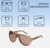 Dimensions and Measurements Illustration of QUAY Australia Set List Unisex Pilot Designer Sunglasses in Brown Doe/Tan 134 mm