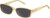 Profile View of QUAY Australia Vibe Check Designer Polarized Sunglasses with Custom Cut Smoke Grey Lenses in Yellow Ladies Square Full Rim Acetate 62 mm