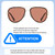 Size Awareness Illustration of QUAY Australia All In Medium Pilot Sunglasses in Dark Brown Tortoise/Brown 56 mm