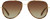 Profile View of QUAY Australia All In Mini Unisex Pilot Sunglasses in Gold Tortoise/Brown 56 mm