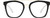 Front View of QUAY Australia Sweet Dreams Designer Reading Eye Glasses with Custom Cut Powered Lenses in Gloss Black Unisex Panthos Full Rim Acetate 54 mm