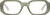 Front View of QUAY Australia Hyped Up Designer Reading Eye Glasses in Crystal Jade Green Unisex Hexagonal Full Rim Acetate 53 mm