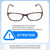 Size Awareness Illustration of Jones New York J730 Designer Progressive Lens Blue Light Blocking Eyeglasses in Black Crystal Layer Ladies Cat Eye Full Rim Acetate 53 mm