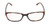 Front View of Jones New York J730 Designer Progressive Lens Blue Light Blocking Eyeglasses in Black Crystal Layer Ladies Cat Eye Full Rim Acetate 53 mm
