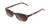 Jones New York J730 Womens Cat Eye NON-polarized Sunglasses Black Crystal Layer 53mm with Custom Cut Brown Gradient Lenses