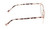 Side View of Lucky Brand D114 Women's Cat Eye Full Rim Reading Glasses Rose Gold Marble 53 mm