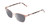 Lucky Brand D114 Women's Cat Eye Polarized Sunglasses in Rose Gold Marble 53 mm with Custom Cut Silver Mirror Lenses
