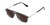 Police VPLD13 Mens Pilot Designer NON-polarized Sunglasses in Shiny Blue Marble 53mm with Custom Cut Brown Gradient Lenses