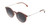 Lozza SL4207M Unisex Round Designer NON-polarized Sunglasses in Crystal Brown 50 mm with Custom Cut Grey Gradient Lenses