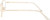 Side View of Prive Revaux Matrix Designer Single Vision Prescription Rx Eyeglasses in Champagne Gold Unisex Rectangular Full Rim Metal 55 mm