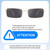 Size Awareness Illustration of Prive Revaux Matrix Designer Polarized Sunglasses with Custom Cut Smoke Grey Lenses in Champagne Gold Unisex Rectangular Full Rim Metal 55 mm