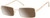 Prive Revaux Matrix Unisex Rectangular NON-polarized Sunglasses Champagne Gold 55 mm with Custom Cut Brown Gradient Lenses