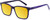 Prive Revaux MVP Unisex Square Polarized Sunglasses in Midnight Plum Purple 54mm with Custom Cut Gold Mirror Lenses