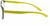 Side View of Prive Revaux Plato Unisex Round Reading Glasses Dark Chocolate Lime Green 49 mm