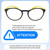 Size Awareness Illustration of Prive Revaux Plato Unisex Round Reading Glasses Dark Chocolate Lime Green 49 mm