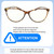 Size Awareness Illustration of Prive Revaux Thoreau Designer Single Vision Prescription Rx Eyeglasses in Chestnut Brown Tortoise Havana Ladies Cat Eye Full Rim Acetate 54 mm