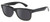 Profile View of Prive Revaux Tolstoy Designer Polarized Sunglasses with Custom Cut Smoke Grey Lenses in Caviar Black Unisex Panthos Full Rim Acetate 53 mm