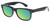 Prive Revaux Tolstoy Panthos Polarized Sunglasses Caviar Black 53 mm 10 OPTIONS with Custom Cut Green Mirror Lenses