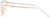 Side View of Prive Revaux Veronica Designer Reading Eye Glasses with Custom Cut Powered Lenses in Crystal Clear Ladies Cat Eye Full Rim Acetate 53 mm